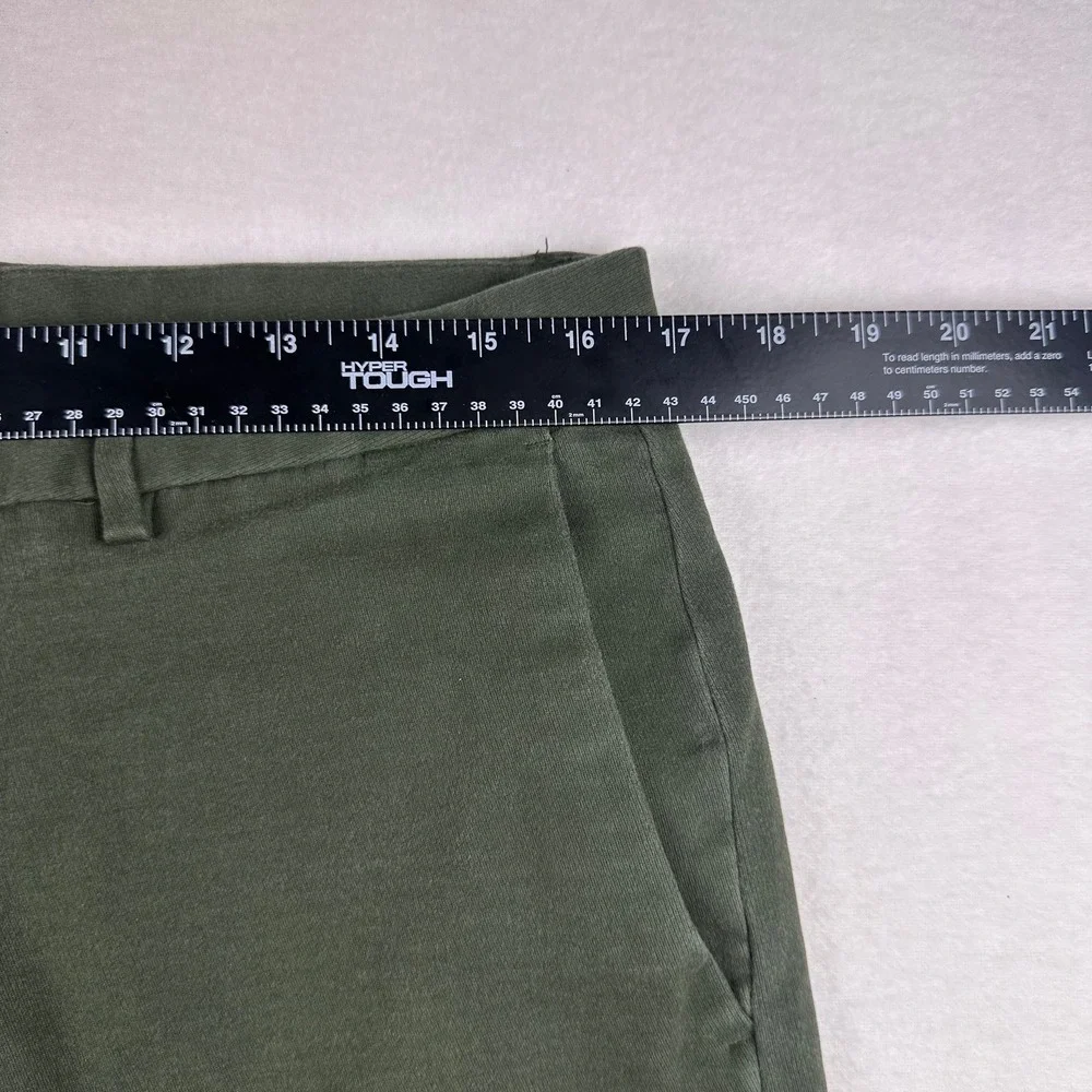 Banana Republic Chino Pants Mens 33x32 Green Slim Fit Cotton Stretch Casual Work
